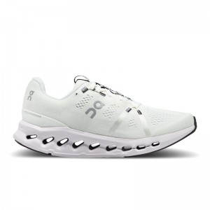 On Running Cloudsurfer Women's Road Running Shoes White | Frost | YGNKT-9703