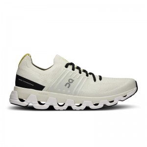 On Running Cloudswift 3 Men's Road Running Shoes Ivory | Black | NRSIM-3450