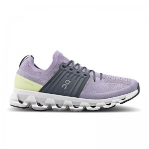 On Running Cloudswift 3 Men's Road Running Shoes Shark | Hay Purple | GXZWL-8412