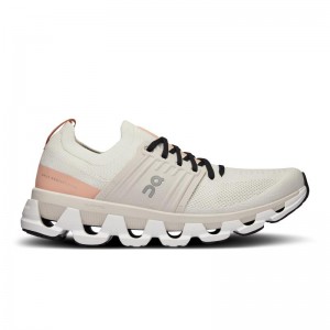 On Running Cloudswift 3 Women's Road Running Shoes Ivory | Rose | YUPCW-7514