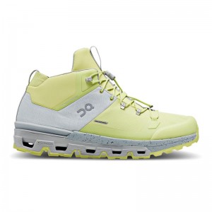 On Running Cloudtrax Waterproof Men's Hiking Shoes Glacier | Zest Grey | EYTBV-1029