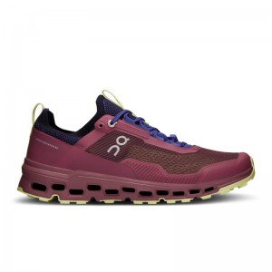 On Running Cloudultra 2 Men's Trail Running Shoes Cherry | Hay Burgundy | QFPJM-2930