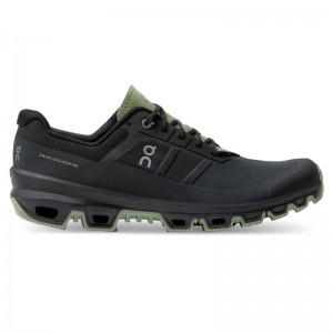 On Running Cloudventure Men's Hiking Shoes Black | Reseda | XRIAO-7231