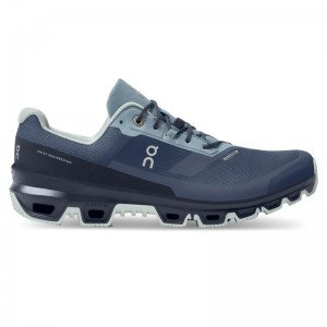 On Running Cloudventure Waterproof Men's Trail Running Shoes Denim | Midnight Blue | SMJEK-0561