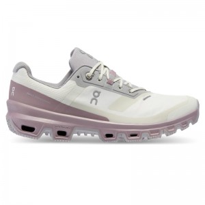 On Running Cloudventure Waterproof Women's Trail Running Shoes Ice | Heron Grey | QSFTZ-1683