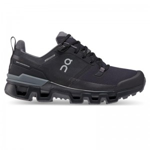 On Running Cloudventure Waterproof Women's Hiking Shoes Black | Eclipse | IFASU-5478