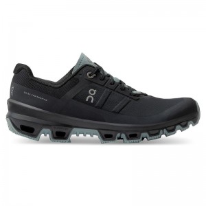 On Running Cloudventure Women's Hiking Shoes Black | Cobble | FCHWV-4093