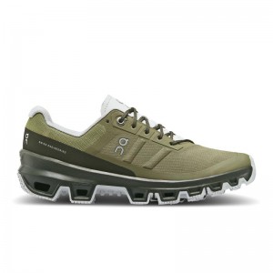 On Running Cloudventure Women's Hiking Shoes Olive | Fir | ORYWL-1764