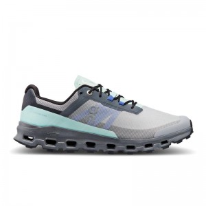 On Running Cloudvista Men's Hiking Shoes Alloy | Black | ADOCQ-6810