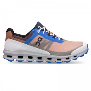 On Running Cloudvista Men's Hiking Shoes Sandstone | Alloy Coral | YNQRW-6208