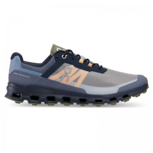 On Running Cloudvista Men's Trail Running Shoes Midnight | Olive | WENFV-8720