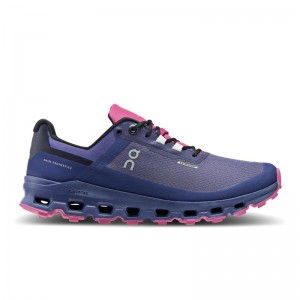 On Running Cloudvista Waterproof Women's Trail Running Shoes Flint | Acai Purple | TVOQN-0547