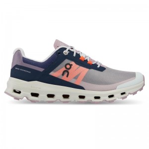 On Running Cloudvista Women's Trail Running Shoes Midnight | Mineral Grey | EAXQB-7316