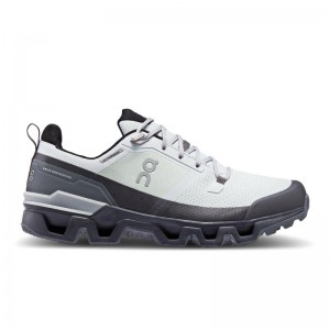 On Running Cloudwander Waterproof Men's Hiking Shoes Glacier | Eclipse Grey | FQEYA-2185