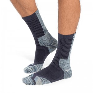 On Running Explorer Merino Men's Sock Midnight | Cobalt Navy | NQTCW-9378