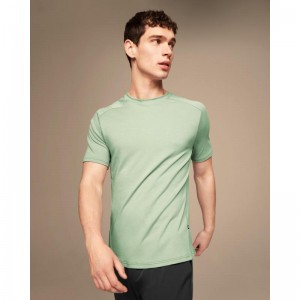 On Running Focus-T Men's T-Shirt Moss Mint | YWDJG-9302