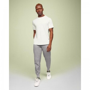 On Running Focus-T Men's T-Shirt White | QXPHM-7164