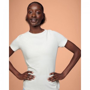 On Running Focus-T Women's T-Shirt White | IDRZQ-2746