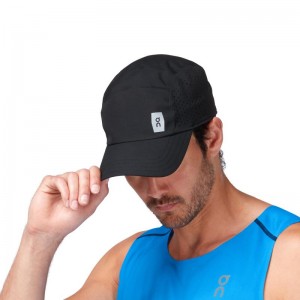 On Running Lightweight Men's Cap Black | XASUM-5418