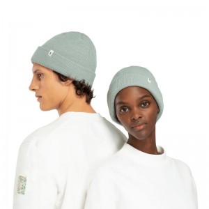 On Running Merino Men's Beanie Moss Mint | LZAMS-5039