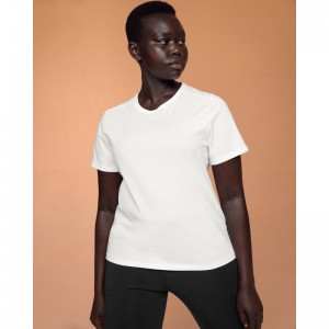 On Running On-T Women's T-Shirt White | EXRTI-7249