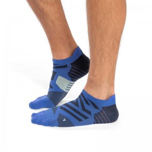 On Running Performance Low Men's Sock Cobalt | Denim Blue | YZUBF-7461