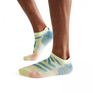 On Running Performance Low Men's Sock Hay | Rose | MWLFY-9841