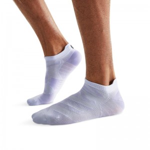 On Running Performance Low Men's Sock Lavender | Anemone Purple | FZSPO-2316