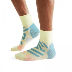 On Running Performance Mid Men's Sock Hay | Rose | NDAPJ-3769