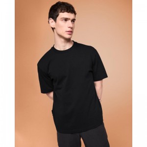 On Running Studio-T Men's T-Shirt Black | IGZQT-7906