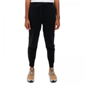 On Running Sweat Women's Pant Black | NKLJR-8342