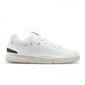 On Running THE ROGER Centre Court Women's Lifestyle Shoes White | Sage | GFDKT-2650