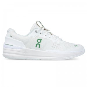 On Running THE ROGER Pro Men's Tennis Shoes White | Green | ASWYL-6307