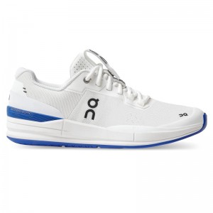 On Running THE ROGER Pro Men's Tennis Shoes White | Indigo | KLAZB-7291