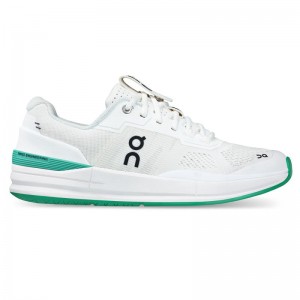 On Running THE ROGER Pro Men's Tennis Shoes White | Mint | CPSWT-6894