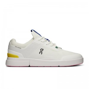 On Running THE ROGER Spin Men's Life Shoes Undyed-White | Yellow | OBIDU-2487