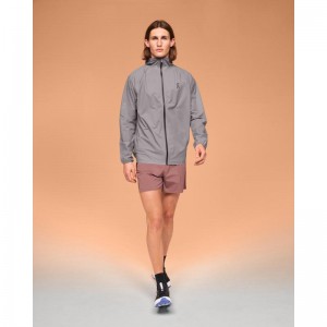 On Running Ultra Men's Jacket Zinc Grey | RSPWF-8639