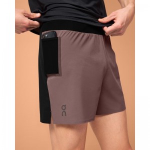 On Running Ultra Men's Short Grape | Black | FVEHC-5872