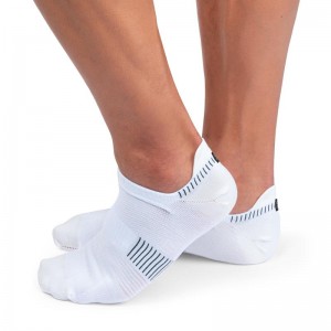 On Running Ultralight Low Men's Sock White | Black | MAKLC-3564