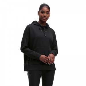 On Running Women's Hoodie Black | YNOFL-4875