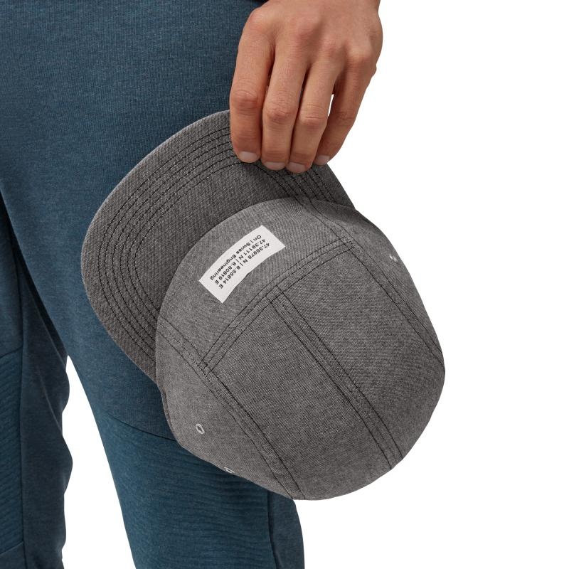 On Running 5 Panel Men's Cap Grey | ZIRGO-6249