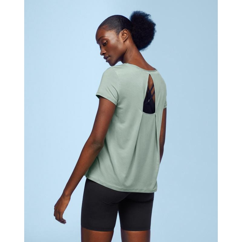 On Running Active-T Breathe Women's T-Shirt Moss Mint | WJEXU-7184