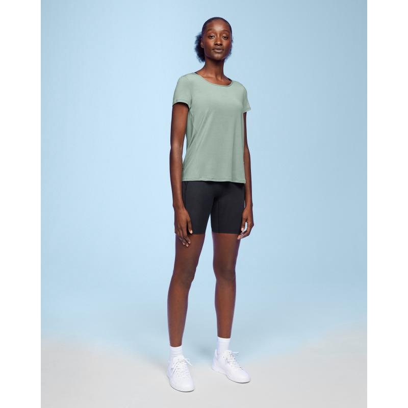 On Running Active-T Breathe Women's T-Shirt Moss Mint | WJEXU-7184