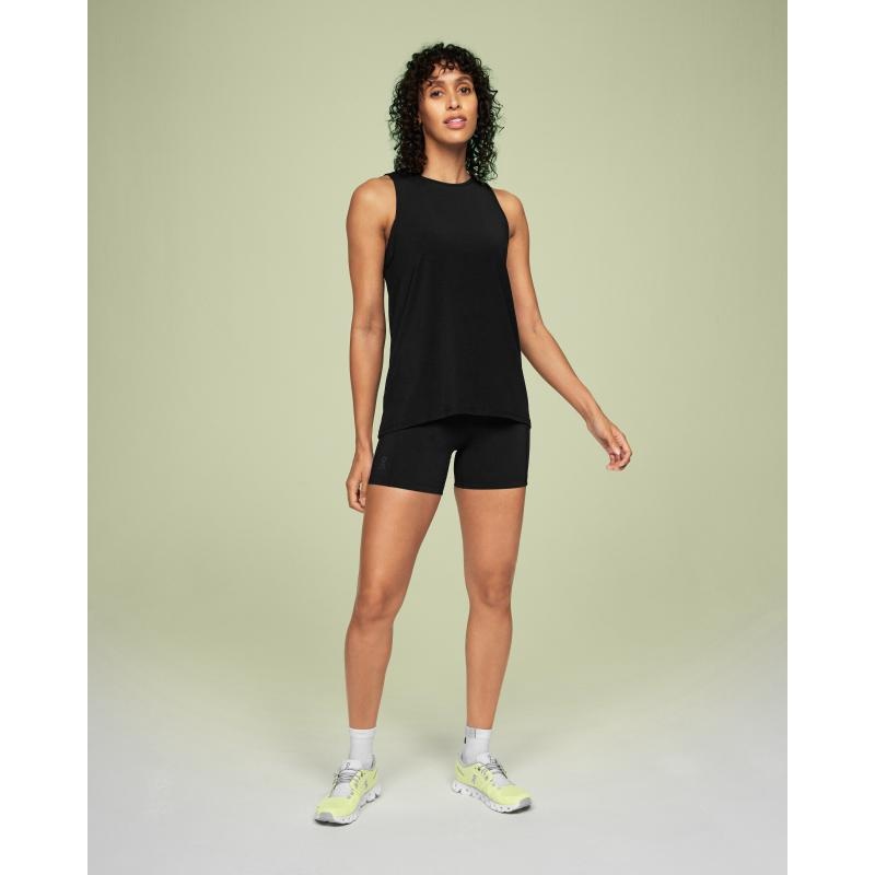 On Running Active Women's Tank Top Black | FIXJM-7256