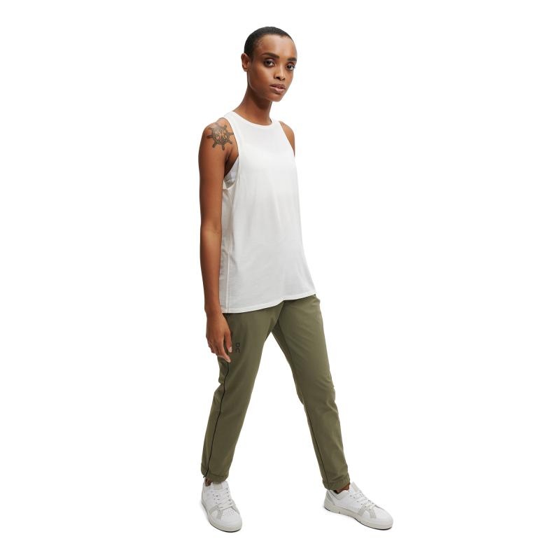 On Running Active Women's Tank Top White | DAKNF-5297