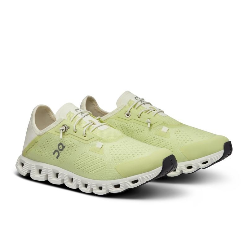 On Running Cloud 5 Coast Women's Lifestyle Shoes Hay | Ivory Mint | JOXRF-2309