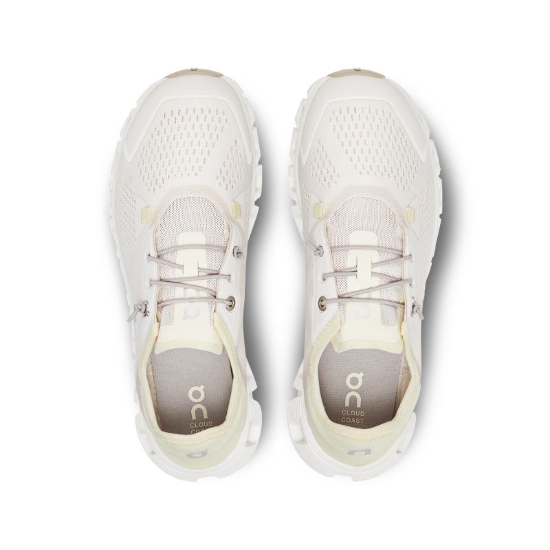 On Running Cloud 5 Coast Women's Lifestyle Shoes Sand | Ray White | EFHYN-4273