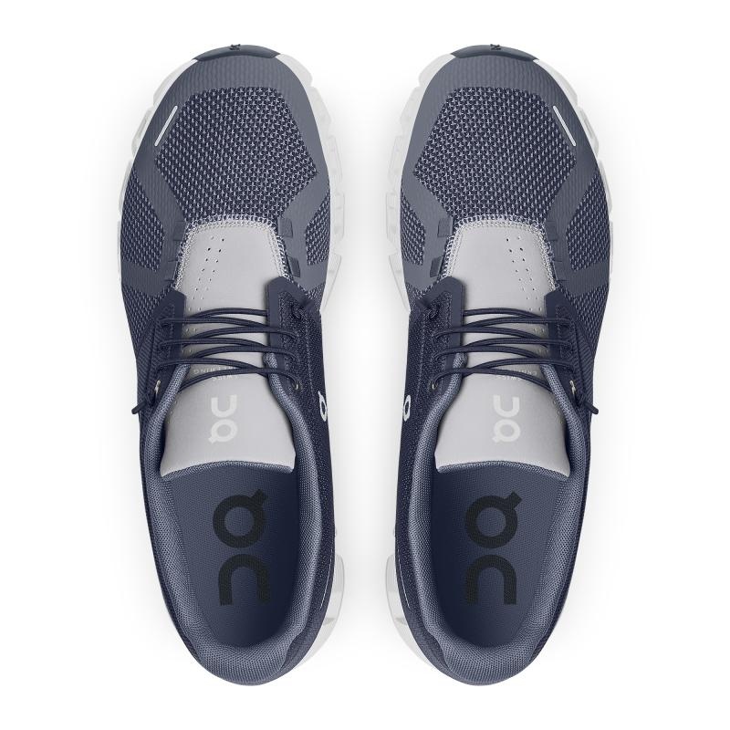 On Running Cloud 5 Combo Men's Life Shoes Ink | Metal Blue | GYZUV-9723