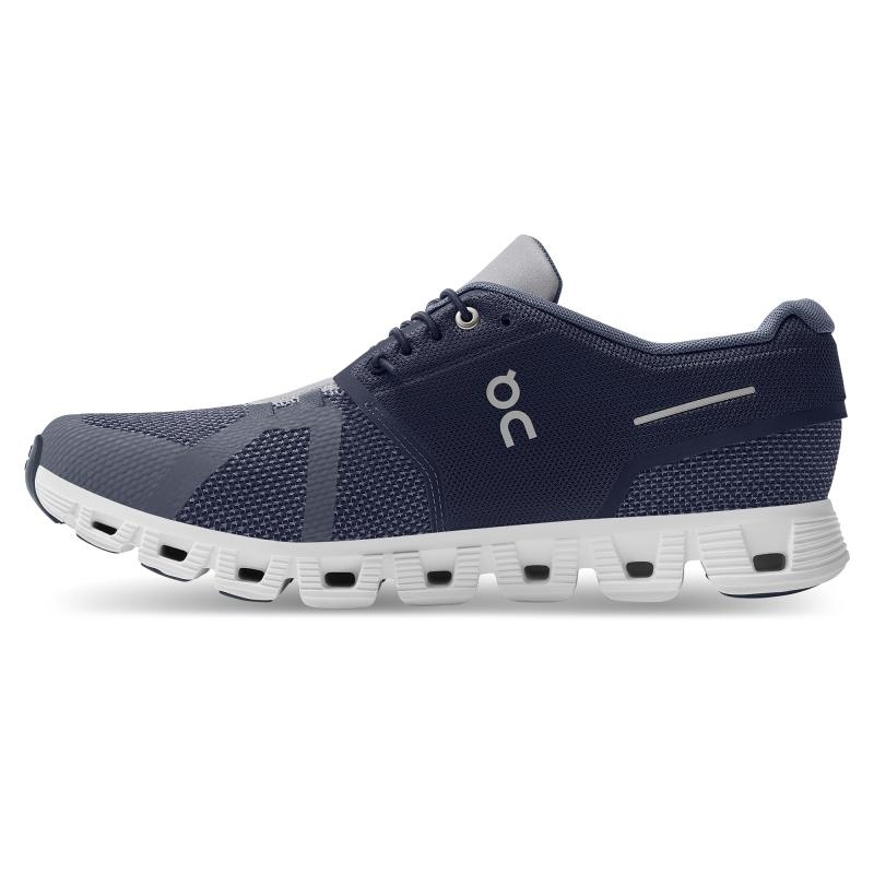 On Running Cloud 5 Combo Men's Life Shoes Ink | Metal Blue | GYZUV-9723