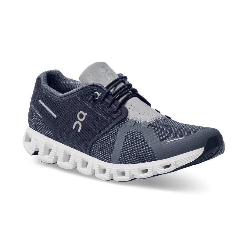 On Running Cloud 5 Combo Men's Life Shoes Ink | Metal Blue | GYZUV-9723